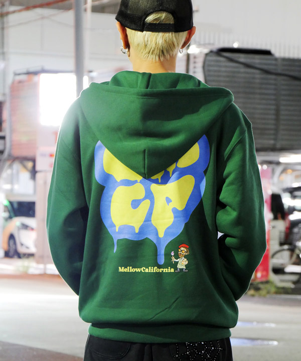 FLOWER ZIP HOODIE