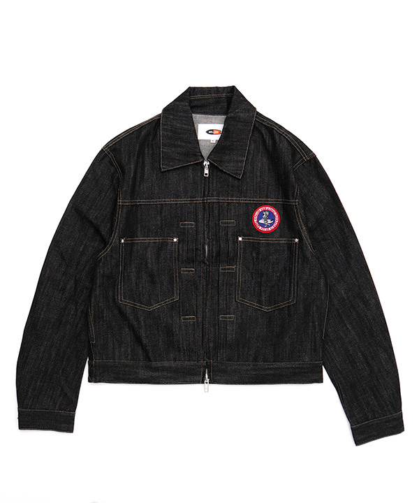CIRCLE MARVIE DENIM JACKET -ブラック-