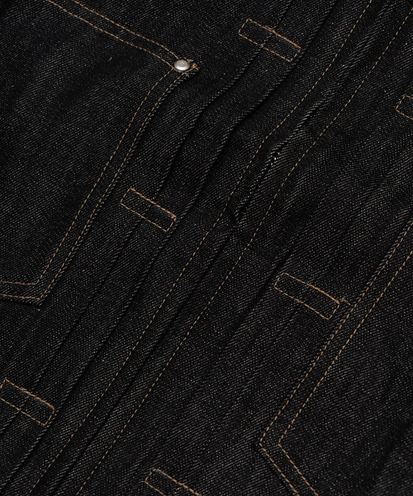 CIRCLE MARVIE DENIM JACKET -ブラック-