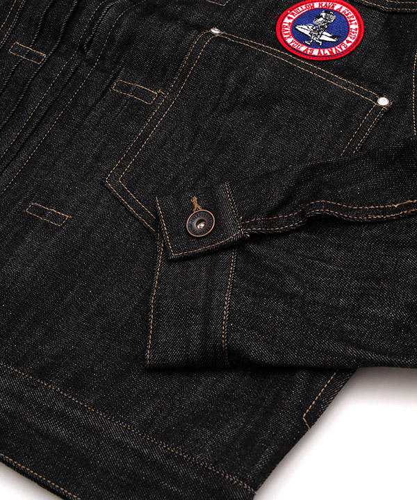 CIRCLE MARVIE DENIM JACKET -ブラック-