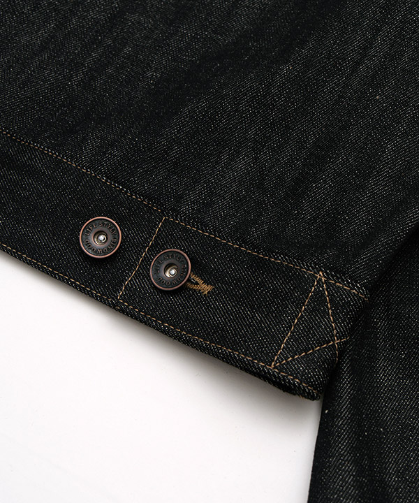 CIRCLE MARVIE DENIM JACKET -ブラック-