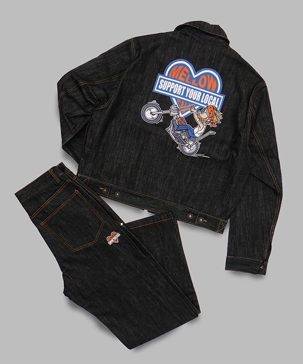 YOUR LOCAL DENIM PANTS -ブラック-