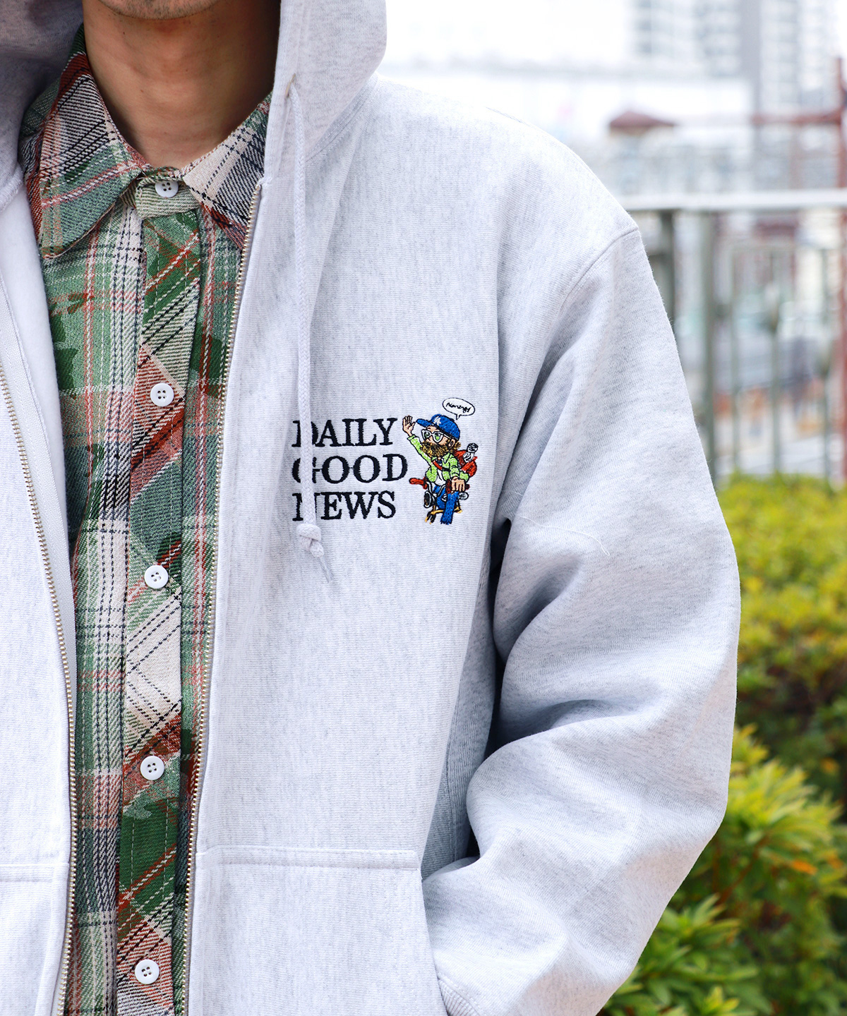 Daily Good News ZIP HOODIE