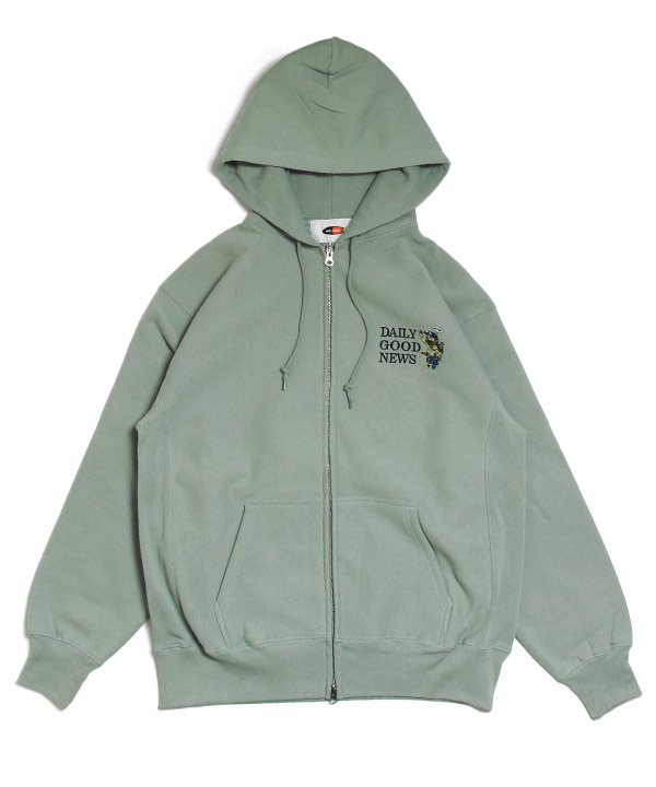 Daily Good News ZIP HOODIE(グリーン)