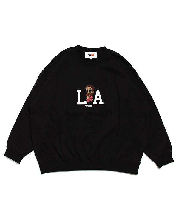 L.A MARVIE CREW SWEAT(ブラック)