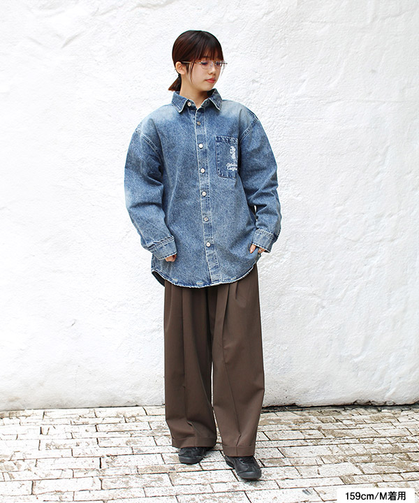 DAMAGE DENIM LS SHIRTS