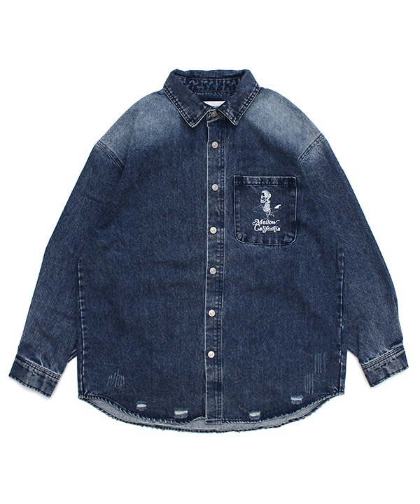 DAMAGE DENIM LS SHIRTS