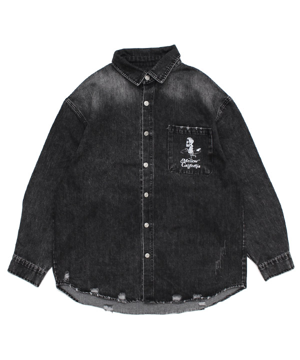 DAMAGE DENIM LS SHIRTS