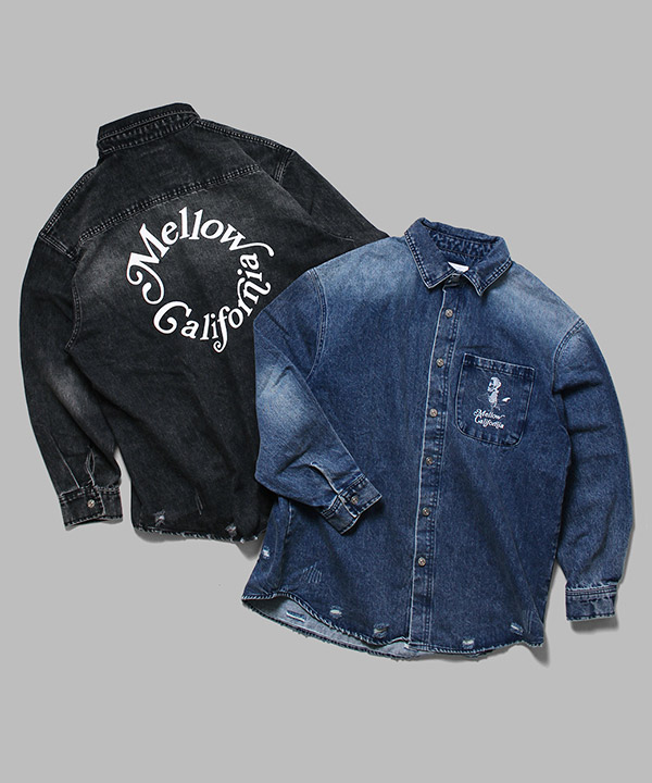 DAMAGE DENIM LS SHIRTS