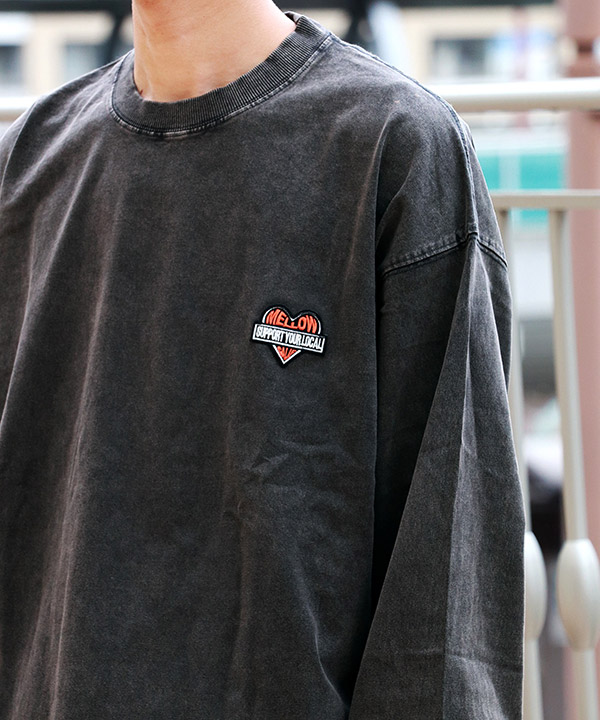 HEART LOGO PIGMENT LS TEE