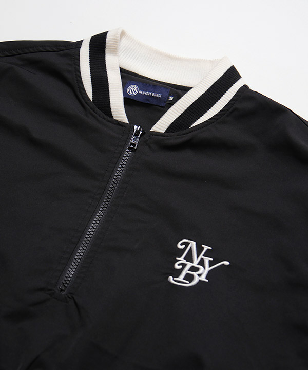 HALF ZIP NYLON