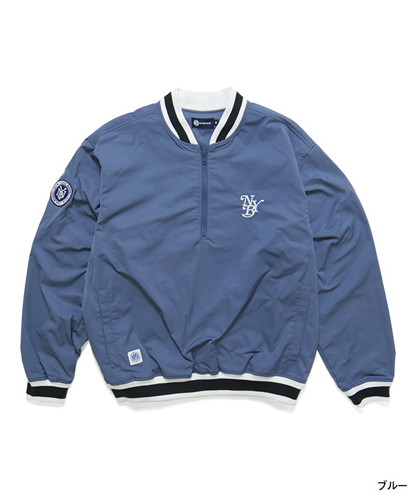 HALF ZIP NYLON