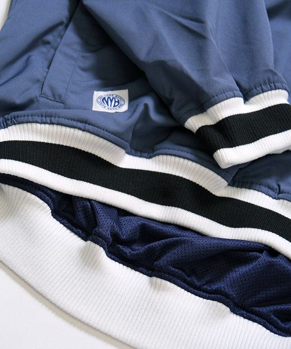 HALF ZIP NYLON