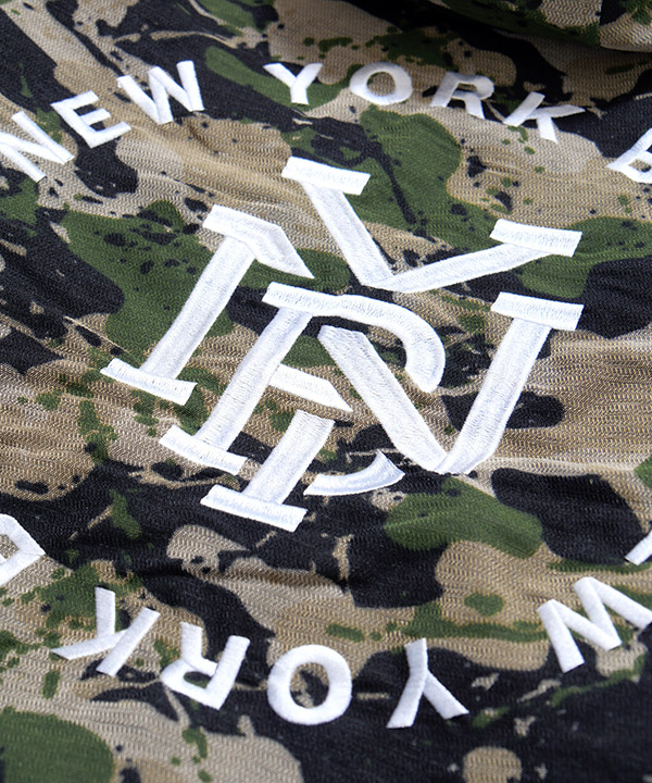 HOODED CAMO COACH JACKET