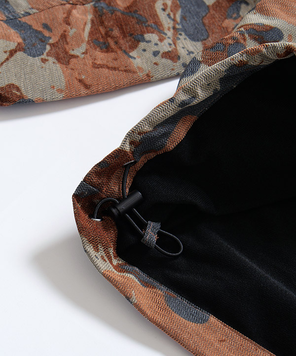 HOODED CAMO COACH JACKET