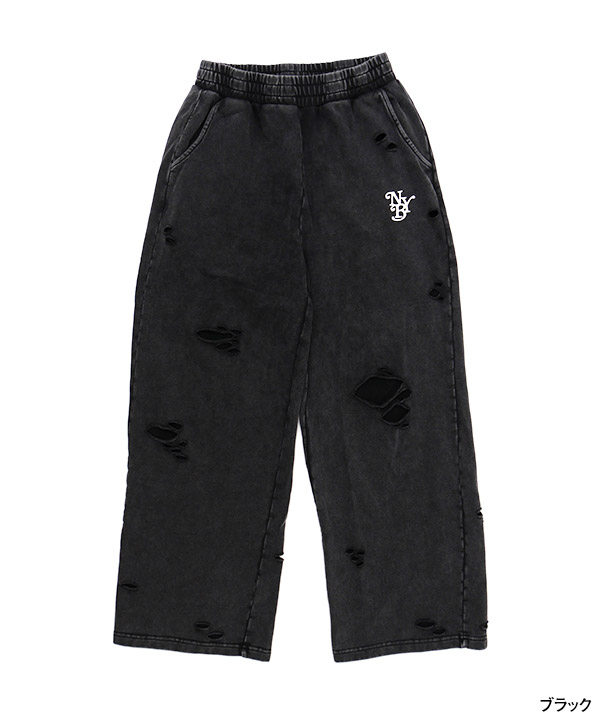 PIGMENT DAMAGE SWEAT PANTS
