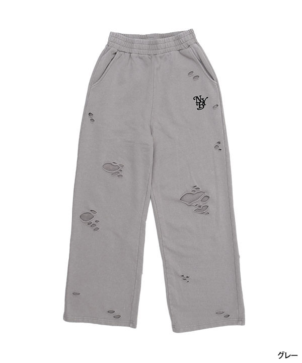 PIGMENT DAMAGE SWEAT PANTS