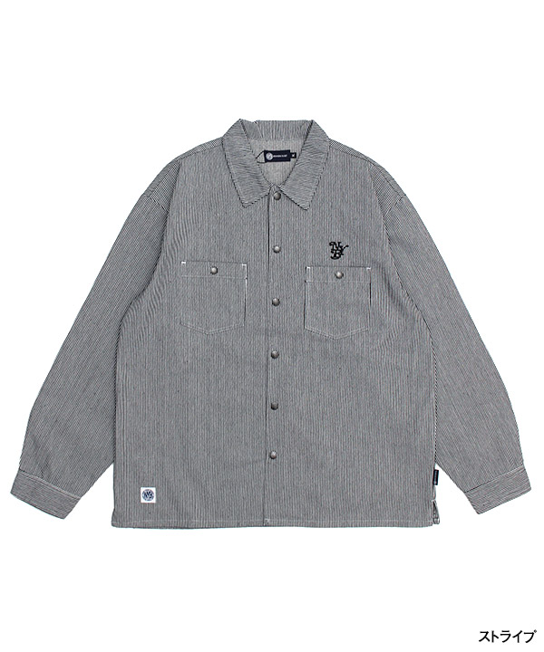 CIRCLE WORK SNAP L/S SHIRT