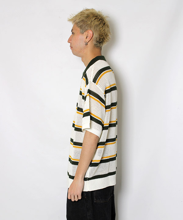 MESH BORDER POLO