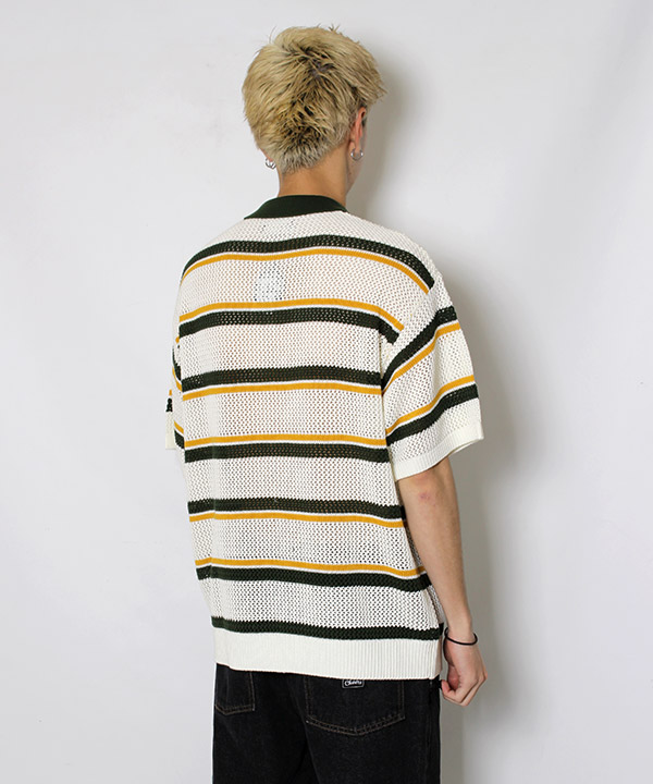 MESH BORDER POLO