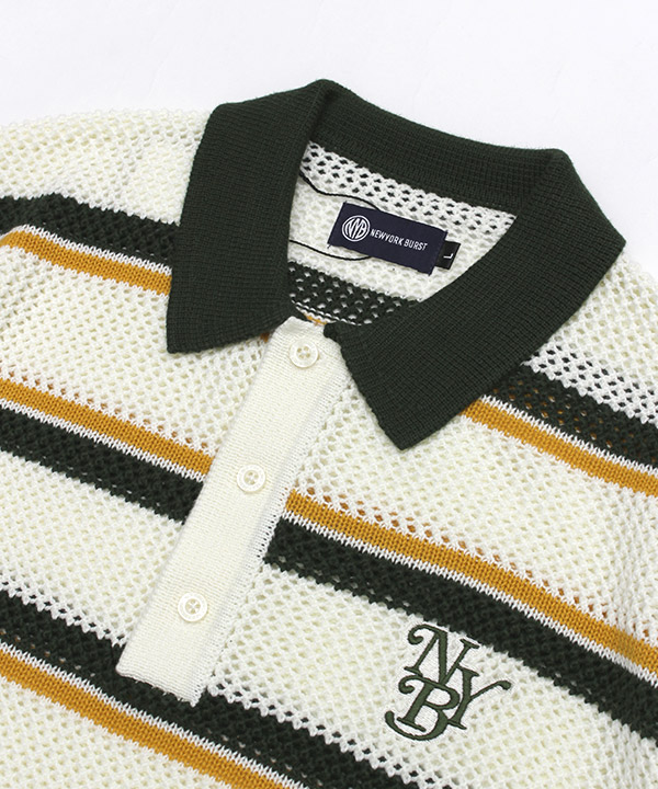 MESH BORDER POLO