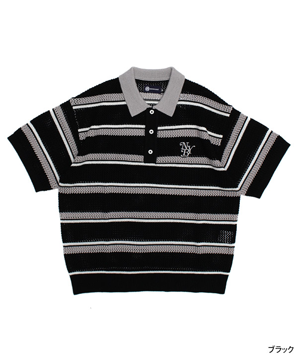 MESH BORDER POLO