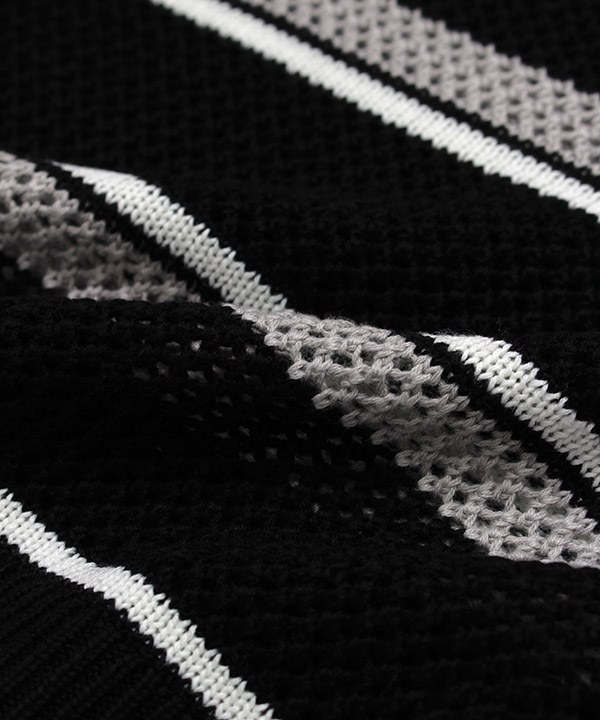 MESH BORDER POLO
