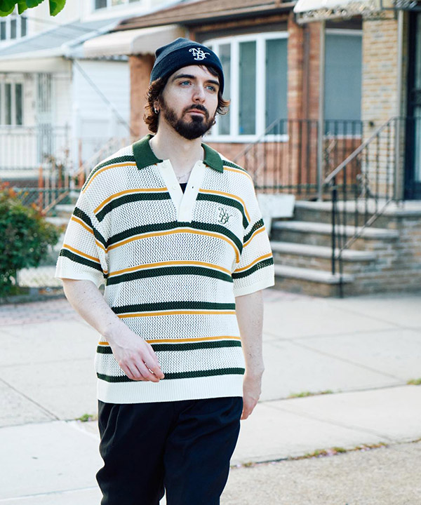 MESH BORDER POLO