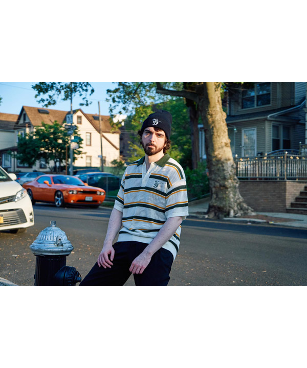 MESH BORDER POLO