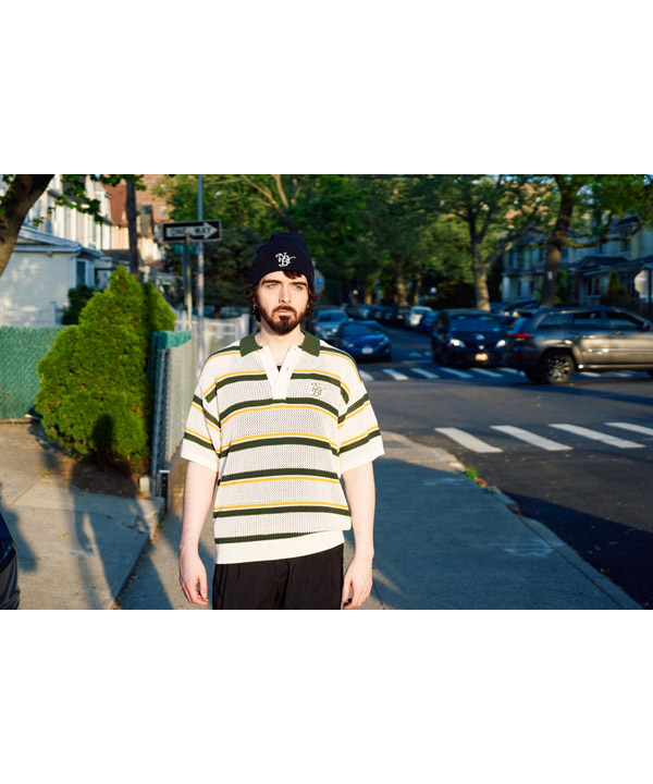 MESH BORDER POLO