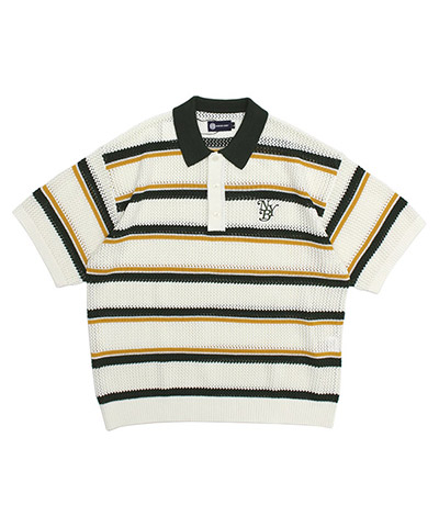 MESH BORDER POLO
