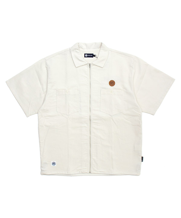 CORDUROY ZIP SHIRT(ホワイト)