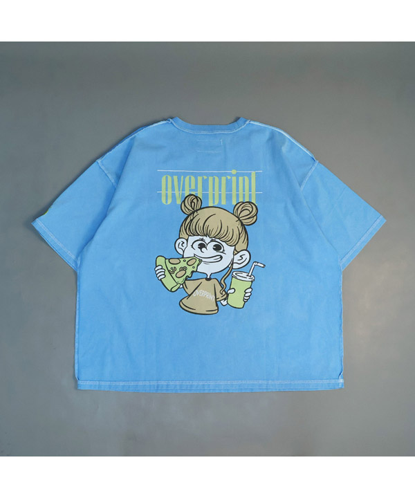 PIGMENT PIZZA TEE(ブルー)