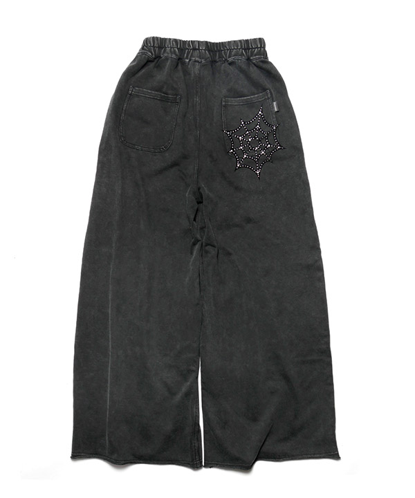 Spiderweb Sweatpants -ブラック-