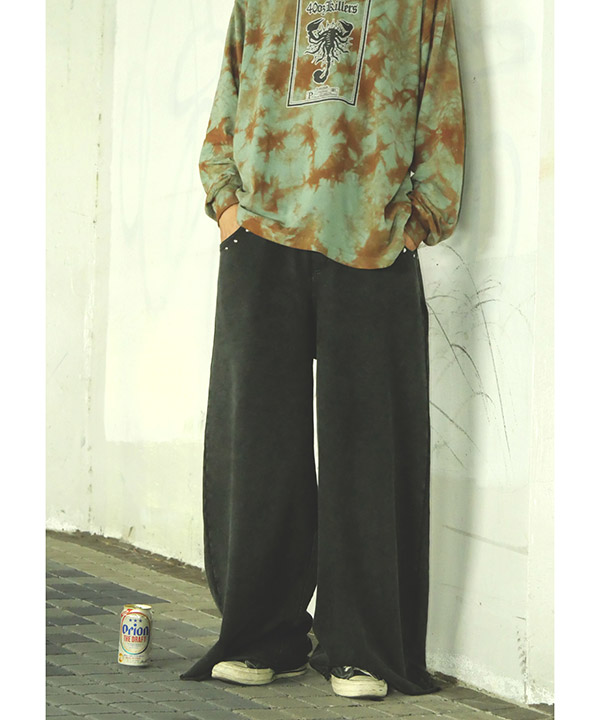 Spiderweb Sweatpants -ブラック-
