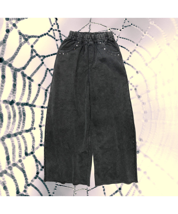 Spiderweb Sweatpants -ブラック-