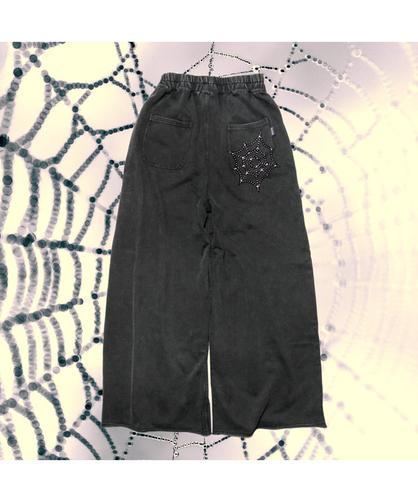 Spiderweb Sweatpants -ブラック-