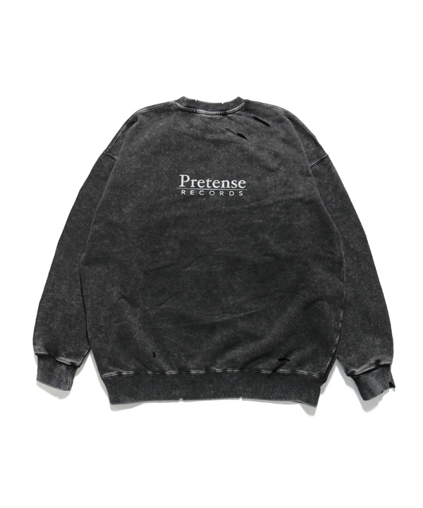 Allover Print Sweatshirt -ブラック-