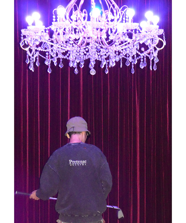 Allover Print Sweatshirt -ブラック-