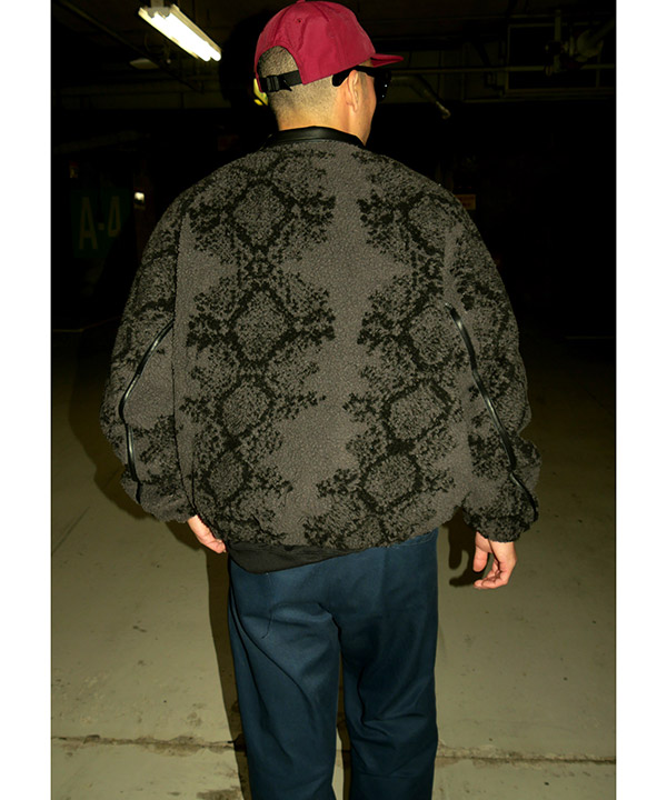 Python Pattern Boa Jacket