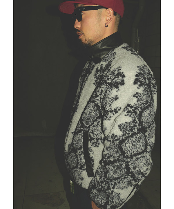 Python Pattern Boa Jacket