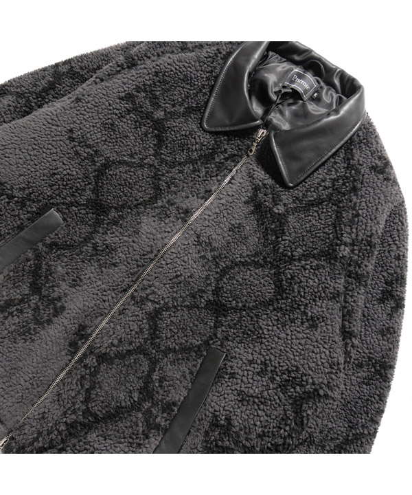 Python Pattern Boa Jacket