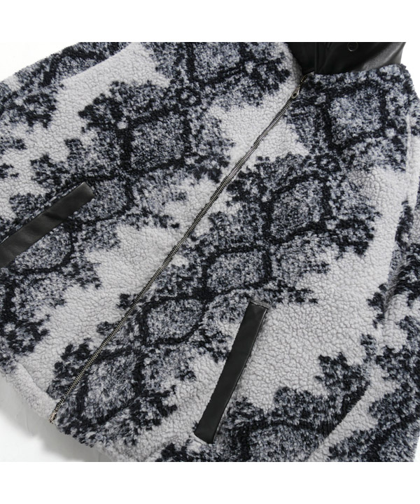 Python Pattern Boa Jacket