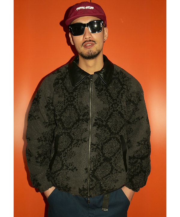 Python Pattern Boa Jacket