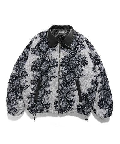 Python Pattern Boa Jacket