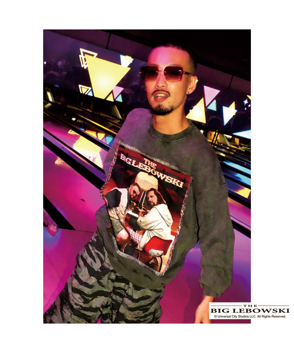 Bowling Tapestry Sweatshirt -ブラック-