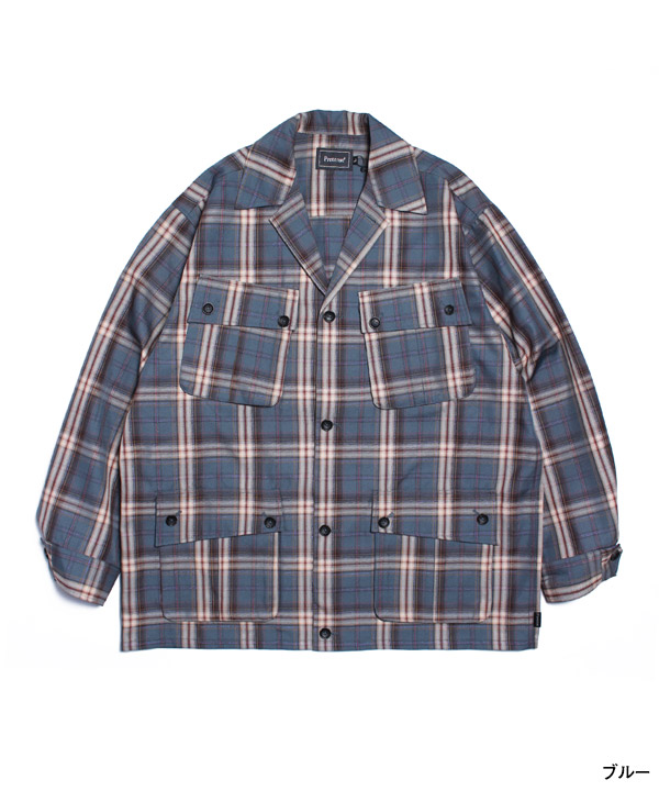 Glitter Check Fatigue Shirt