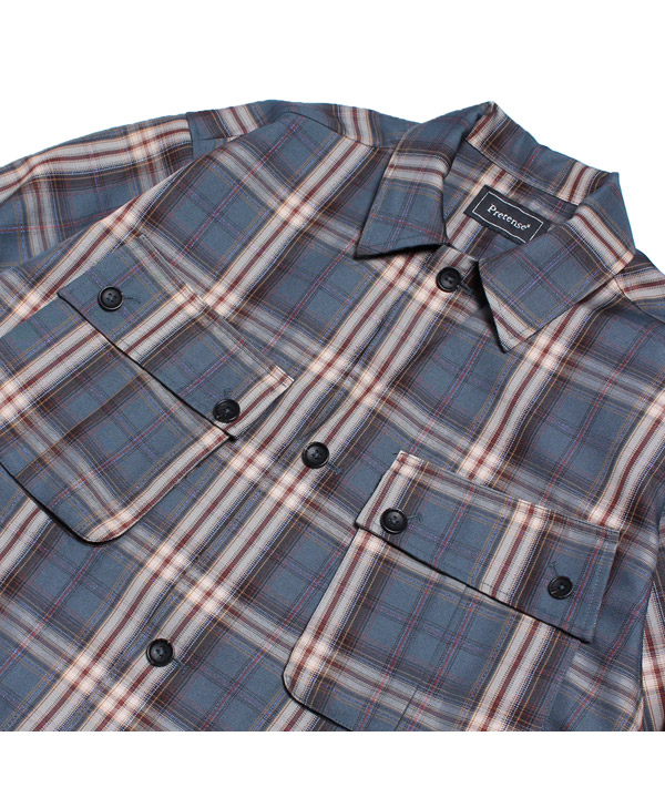 Glitter Check Fatigue Shirt