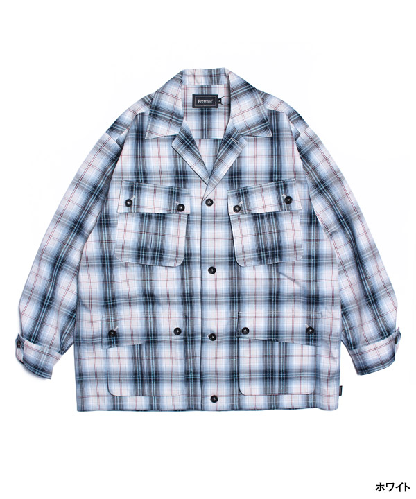 Glitter Check Fatigue Shirt