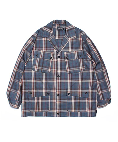 Glitter Check Fatigue Shirt